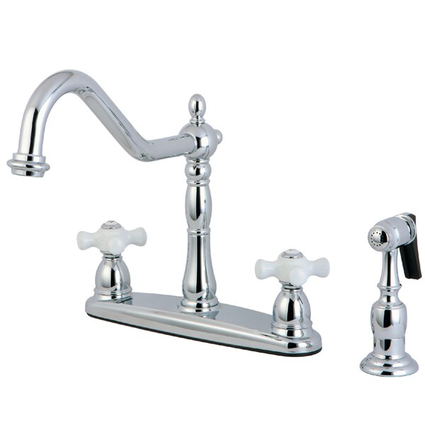 Heritage Centerset Kitchen Faucet, Chrome